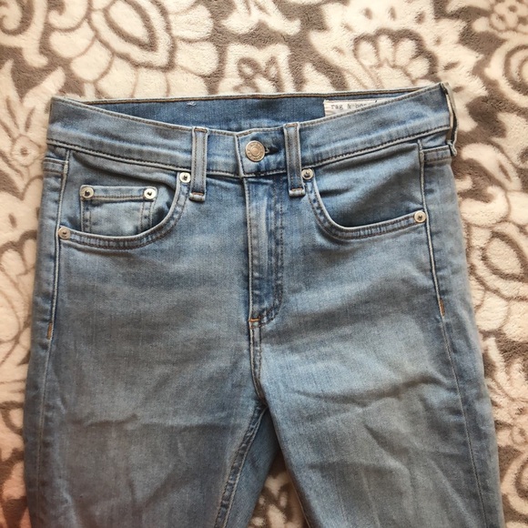 RAG & BONE HIGH RISE CAPRI IN WILEY - Picture 9 of 11